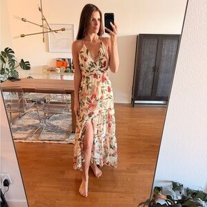 Astr Multicolor Floral Maxi Dress